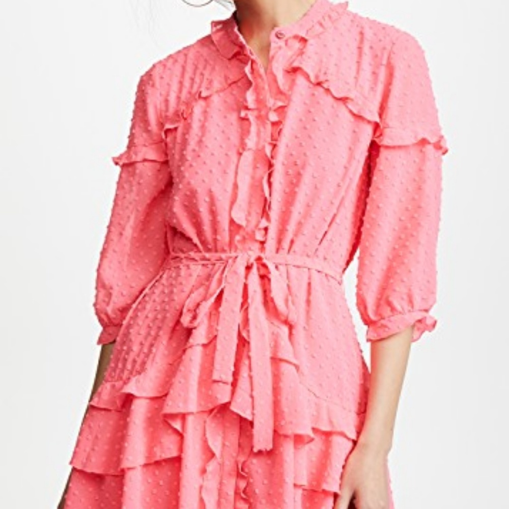 Saloni Tilly Ruffle Mini Dress